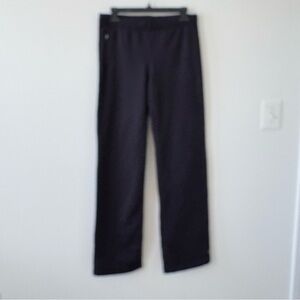 Athleta Women’s Plush Fleece Wide Leg Black Pants